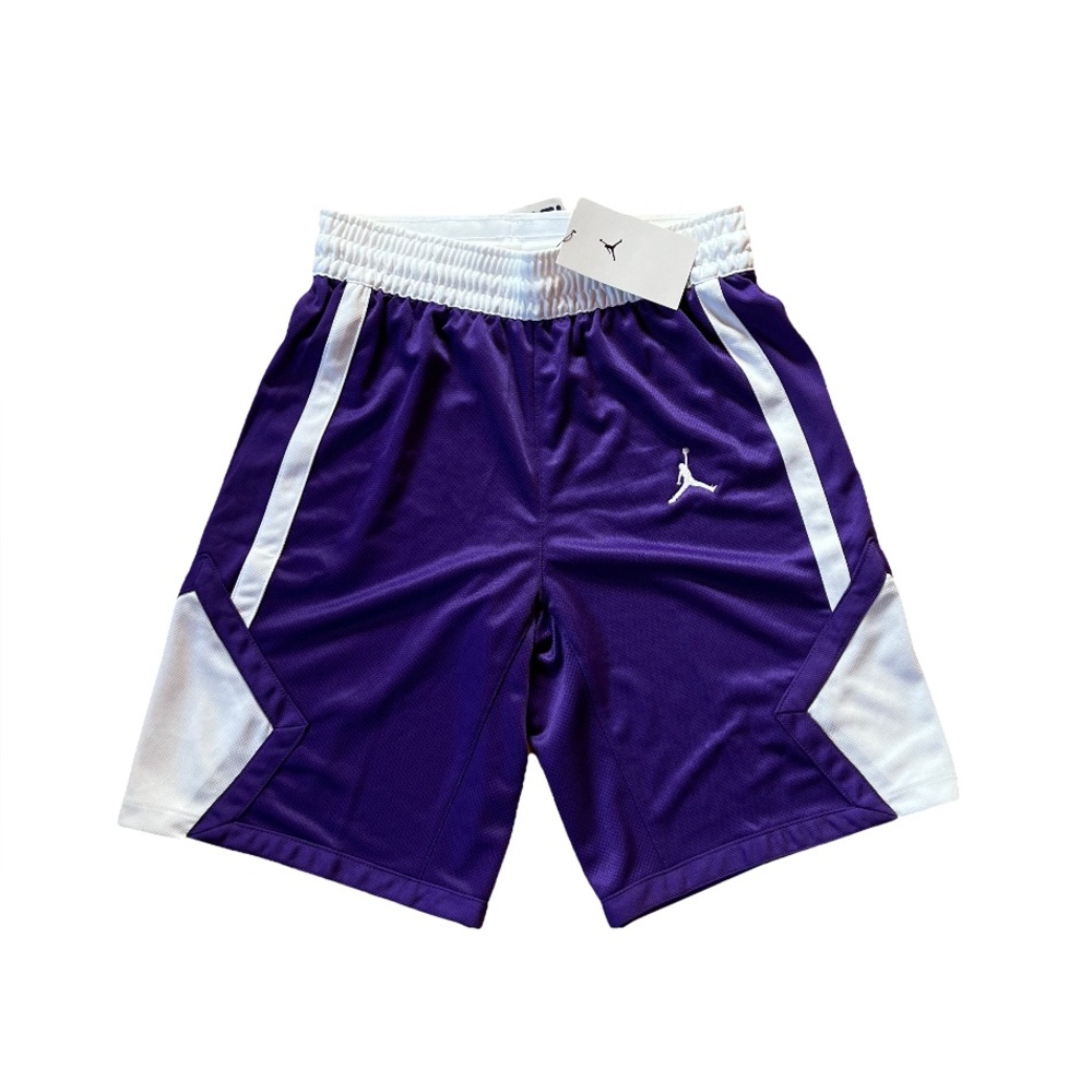 Nike Air Jordan Dri-FIT Basketball Shorts purple jumpman Mens XS AR4321-546
